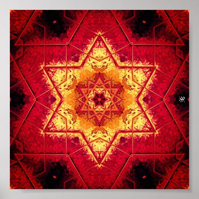 Poster Devil's floor - motif (Devant)