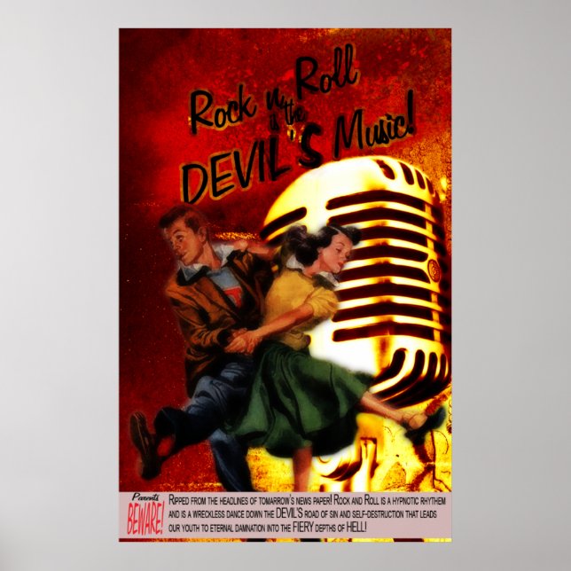 Poster Devils Music (Devant)
