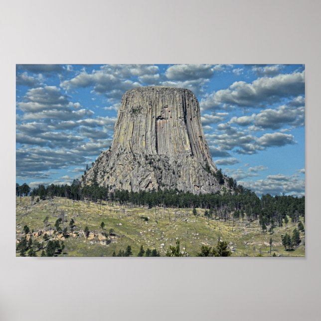 Poster Devils Tower National Monument, Wyoming (Devant)