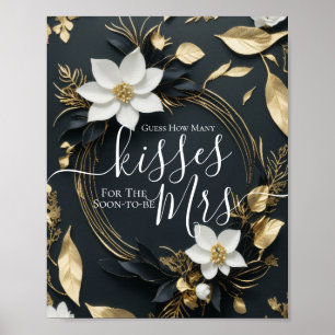 Poster Devinez combien de baisers pour bientôt M. Mme Bri