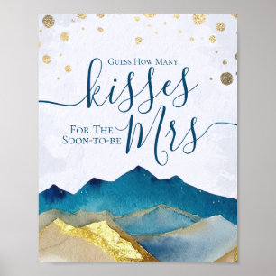 Poster Devinez combien de baisers pour bientôt M. Mme Bri