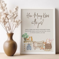 Devinez combien de Boho Baby Nursery Baby shower j