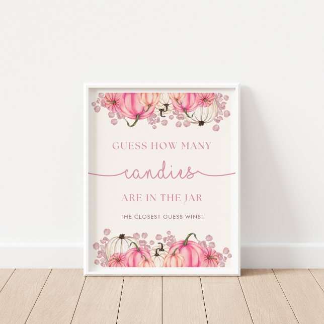 Poster Devinez Combien De Candies Sont Dans Le Signe Du J (Créateur téléchargé)