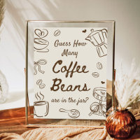 Devinez Combien de Grains de Café pour une Baby Sh
