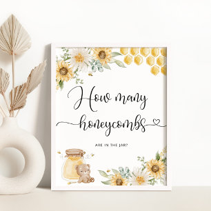 Poster Devinez combien de nids de miel se trouvent dans l