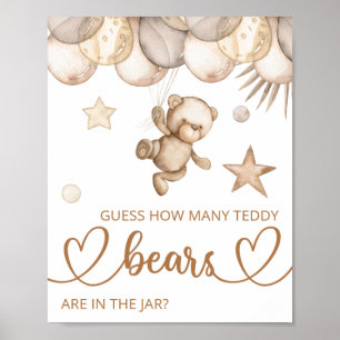 Poster Devinez combien de nounours