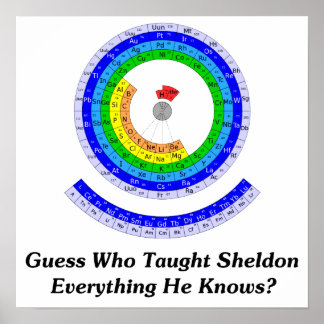 Poster Devinez Qui A Appris À Sheldon Tout Ce Qu'Il Sait 