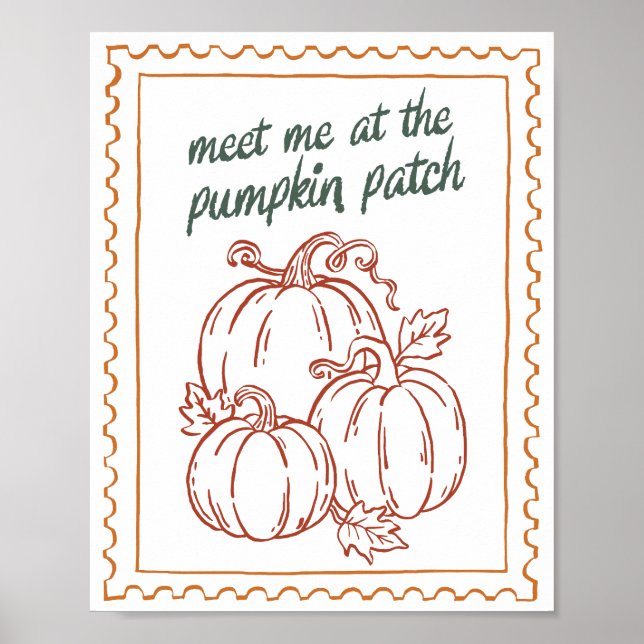 Poster Devis d'automne (Devant)