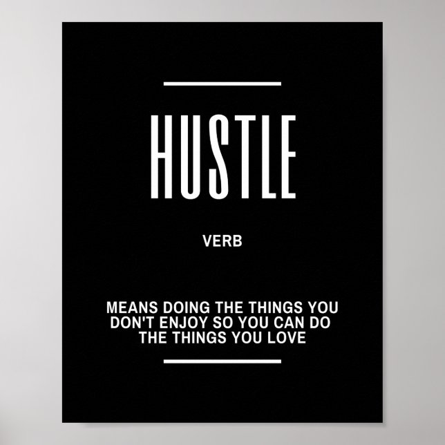 Poster Devis de forte motivation (Devant)