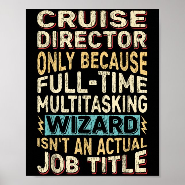 Poster Devis de l'Assistant Multitâche du directeur de cr (Devant)