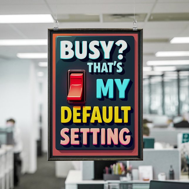 Poster Devis de vie professionnelle - Motivation amusante (Créateur téléchargé)