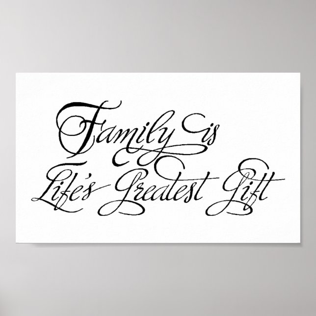 Poster Devis famille (Devant)