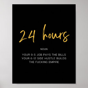 Poster Devis Inspirant 24 Heures