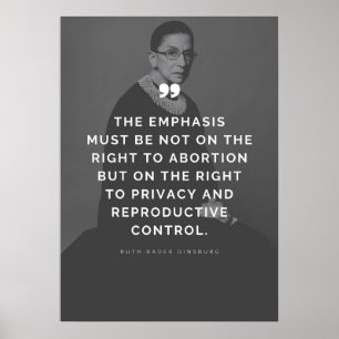 Poster Devis Pro Choice Ruth Bader Ginsburg
