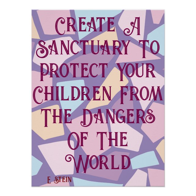 Poster Devis Protéger vos enfants (Devant)