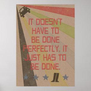 Poster Devise du Procrastinateur : Terminé
