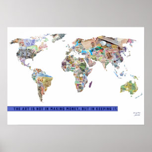 Poster Devise par pays