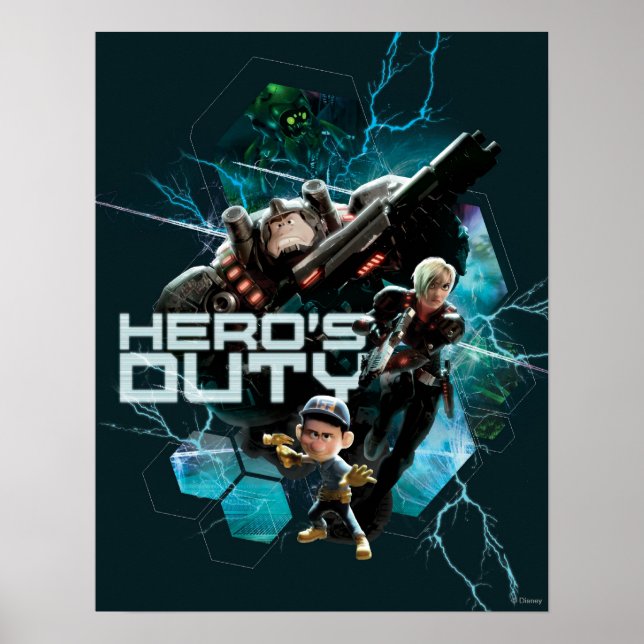 Poster Devoir du héros 1 (Devant)