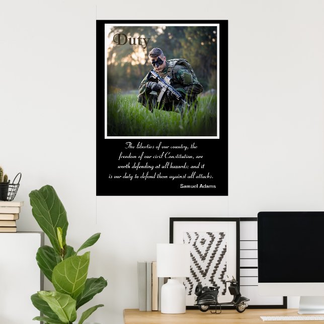 Poster Devoir : Préparé pour l'inconnu (Bureau à domicile)