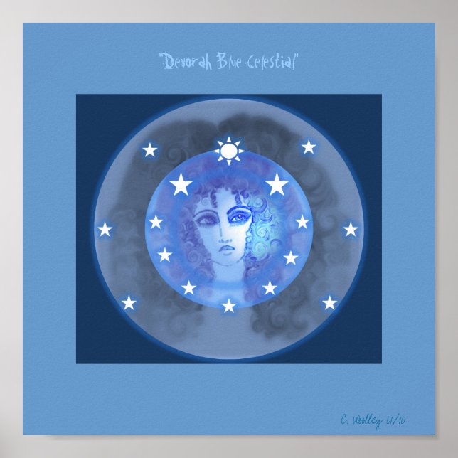 Poster "Devorah Blue Celestial" (Devant)