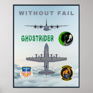 Poster d'expédition AC-130J