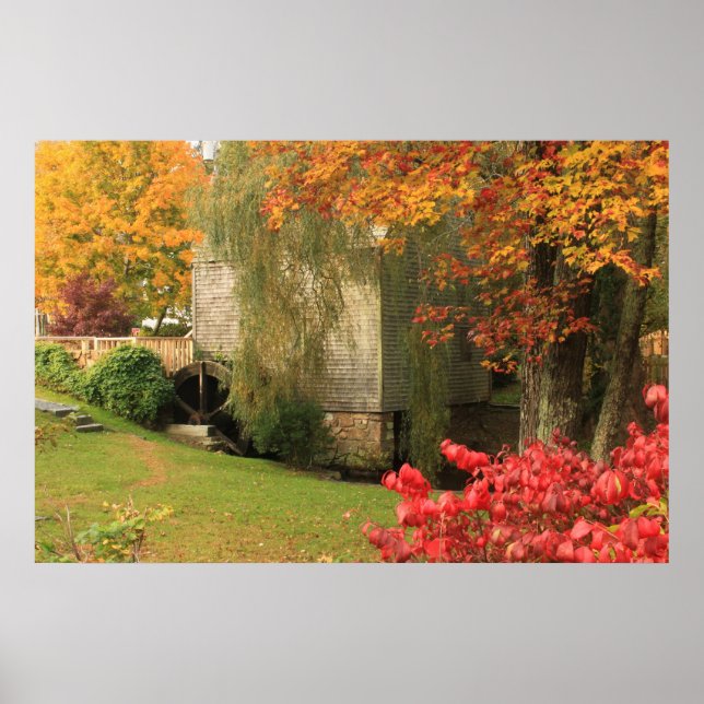 Poster Dexter Grist Mill Sandwich Cape Cod (Devant)