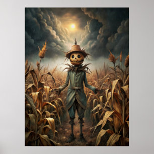 Poster d'Halloween éffrayant