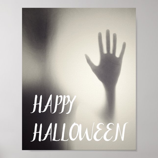 Poster d'Halloween éffrayante main (Devant)