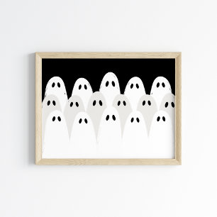 Poster d'Halloween Ghosts Ghoarly Gthering