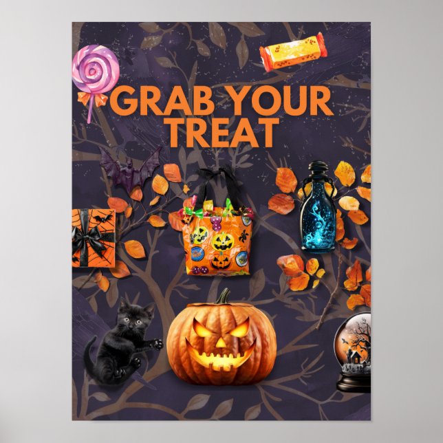 Poster d'Halloween - Idéal pour les Bandes ou les  (Devant)