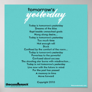 Poster d'hier de demain