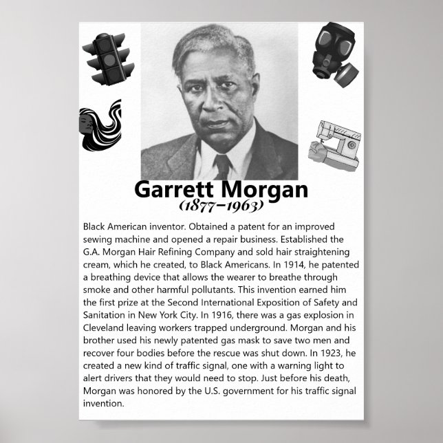 Poster d'histoire de l'Amérique noire - Garrett Mo (Devant)