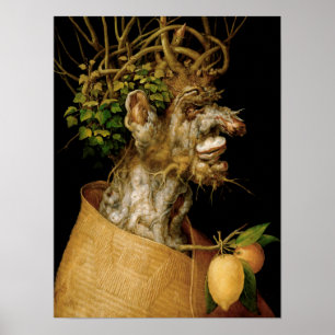 Poster d'hiver Arcimboldo