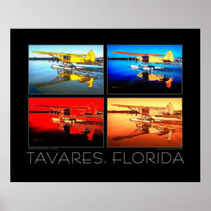 Poster d'hydravion Tavares Florida Fine Art