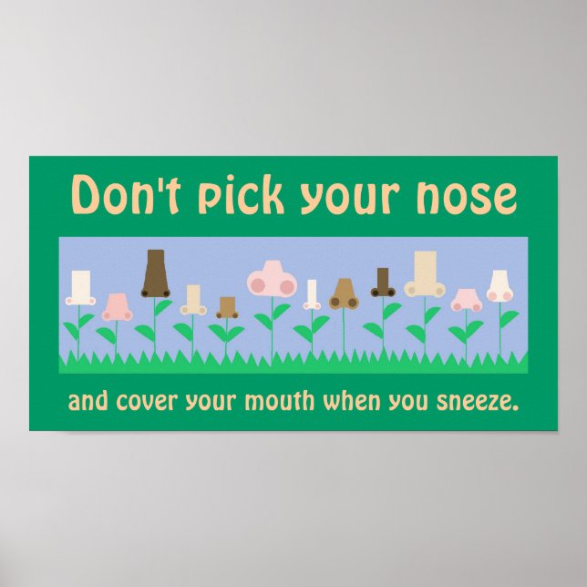 Poster d'hygiène (Devant)