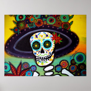 Poster Dia de los muertos