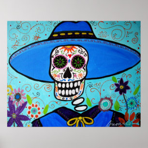 POSTER DIA DE LOS MUERTOS MARIACHI