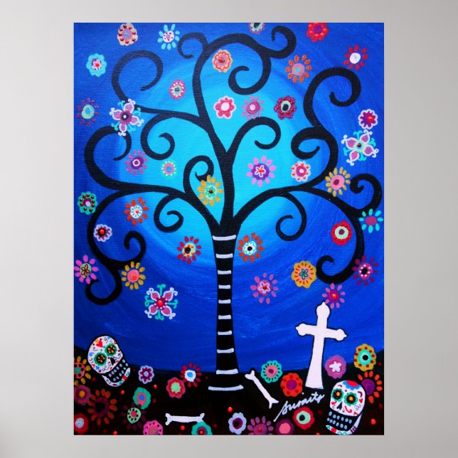 Poster Dia de los Muertos par Prisarts (Devant)