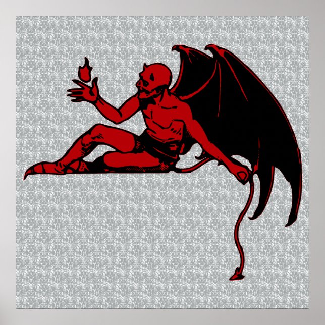 Poster Diable vintage (Devant)