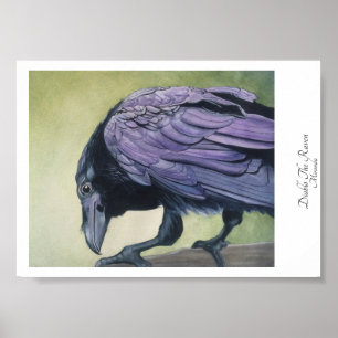 Poster Diablo Corbeau noir corbeau Art Imprimer Miranda
