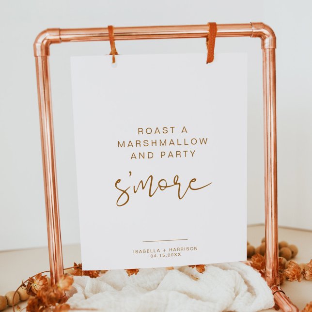 Poster DIACRITIQUE DE LA BARRE S'mores D'ORANE BOho INDIE (Créateur téléchargé)