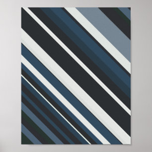 Poster Diagonale en tons boudés