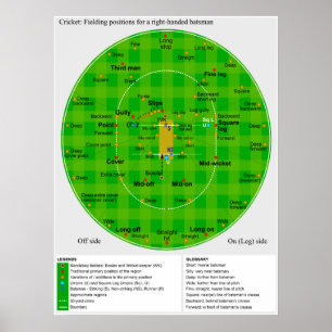 Poster Diagramme complet des emplacements de terrain de c