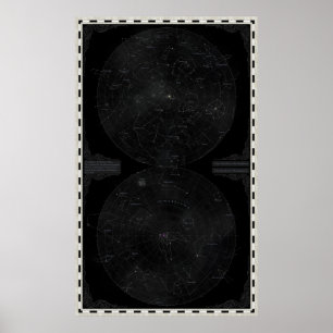 Poster Diagramme de constellation d'Elyden