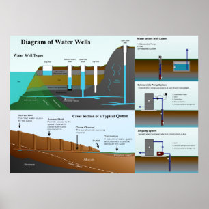 Poster Diagramme détaillé des types et des fonctions des 