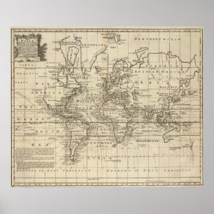 Poster Diagramme du monde