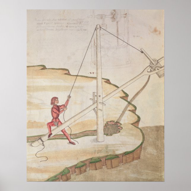 Poster Diagramme d'une méthode d'approvisionnement en eau (Devant)