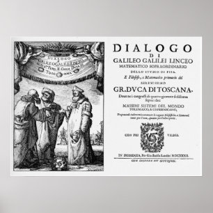 Poster Dialogo de Galilée