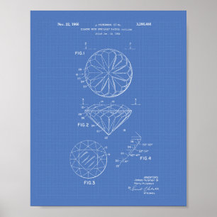 Poster Diamant 1966 Plan directeur de l'art des brevets