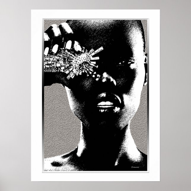 Poster Diamant de mode africain (Devant)